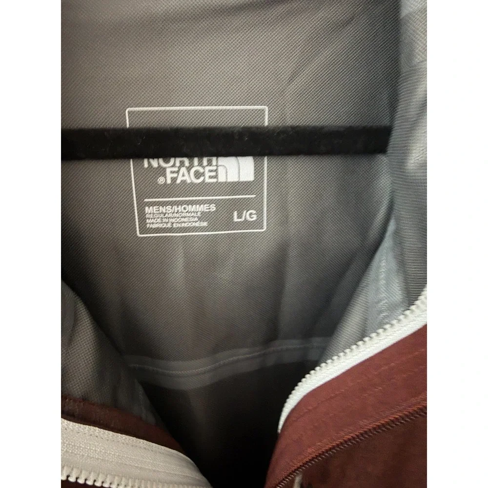 The North Face HyVent 2.5L Waterproof Jacket Men's L Brown Heather Hooded